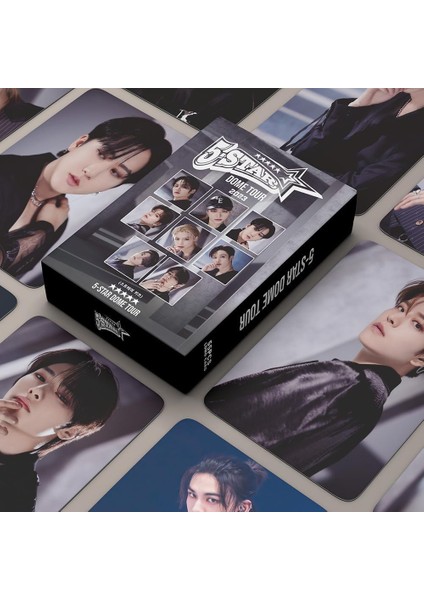 Lzstop 55PCS Sokak Çocukları Lomo Kartları Sokak Çocukları 5 Yıldızlı Dome Tour 2023 Yeni Albüm Stray Kids Kartpostalları Hayranlar Için (Yurt Dışından)