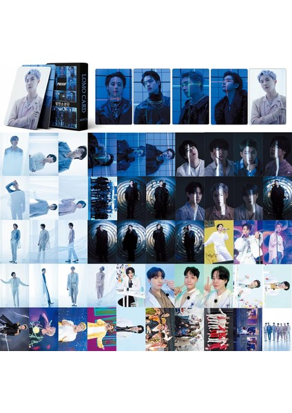 55PCS Bangtan Erkekler Lomo Kartları Bts Fotocard Bangtan Boys Proof Albüm Bangtan Boys Kartpostalları Ordu Hayranları Için (Yurt Dışından)