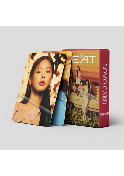 Elefad Kpop (G) I-Dle Lomo Kartları 55PCS (G) I-Dle Heat Yeni Albik (G) I-Dle Mini Lomo Hayranlar Için (Ben Istiyorum) (B) (Yurt Dışından) fırsatları