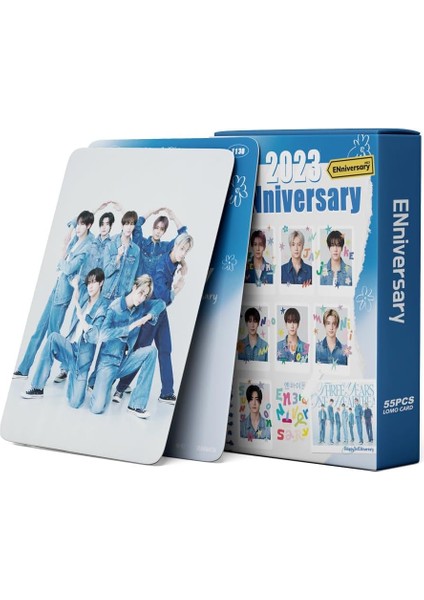 55PCS Kpop Entrypen Lomo Kartı Ennypen Enniversary 2023 Albüm Entrypen Ürünleri Tebrik Kartları Hayranlar Için (Yurt Dışından) fiyatları