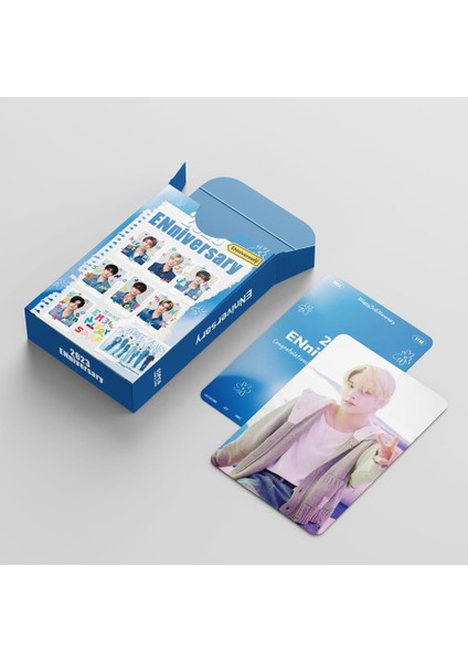 55PCS Kpop Entrypen Lomo Kartı Ennypen Enniversary 2023 Albüm Entrypen Ürünleri Tebrik Kartları Hayranlar Için (Yurt Dışından) fırsatları