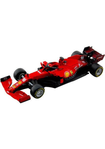 Bburago 1/43 2021 Ferrari SF21 F1#16 Charles Leclerc Pres Döküm Model Araba 36829 (Yurt Dışından) modelleri