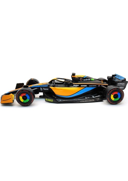 1:43 2022 F1 Mclaren MCL36 #3 Daniel Ricciardo #4 Lando Norris Alaşım Lüks Araç Pres Döküm Araba Modeli Oyuncak (2022 MCL36 #3) (Yurt Dışından)