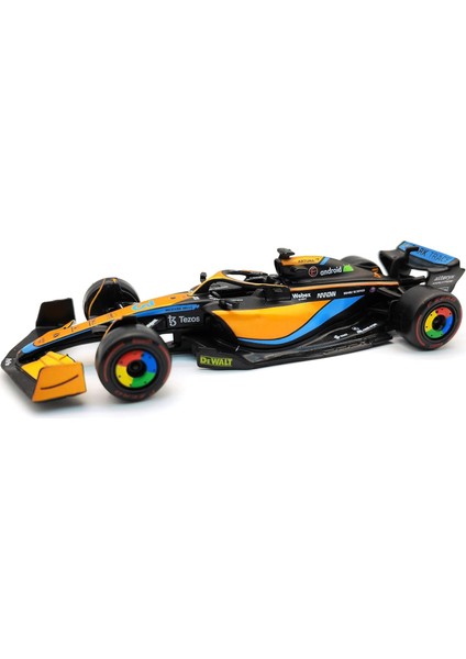 1:43 2022 F1 Mclaren MCL36 #3 Daniel Ricciardo #4 Lando Norris Alaşım Lüks Araç Pres Döküm Araba Modeli Oyuncak (2022 MCL36 #3) (Yurt Dışından)