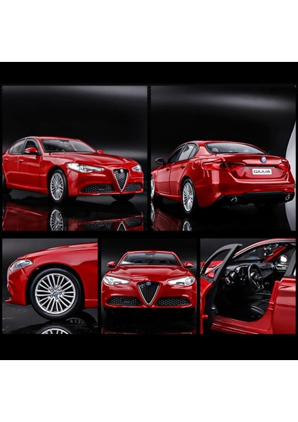 Bburago 1/24 Alaşım Yarış Arabası Alfa Romeo Giulia Için Spor Araba Statik Döküm Araçlar Ekran Koleksiyon Model (Yurt Dışından) fırsatları
