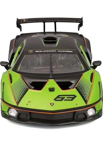 Lambo Essenza SCV12#63 Yeşil Metalik ve Siyah Yarış Serisi 1/24 Pres Döküm Model Araba, Bburago 28017GRN (Yurt Dışından) fiyatları