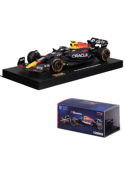 Bburago 1:43 2023 F1 Red Bull RB19 11 # Sergio Perez Ferrari Mercedes Formula Yarışı Alaşım Araba Döküm Modeli (RB19 11 # W/kask Sürücüsü) (Yurt Dışından)