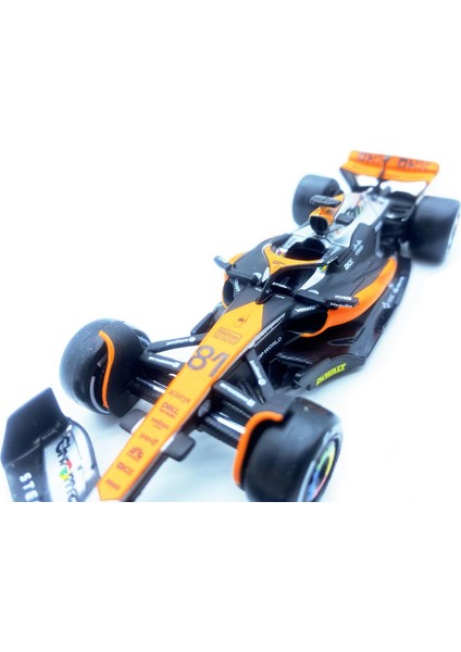 Bburago 1:43 2023 Britanya Gp F1MCLAREN MCL60#81 Oscar Alaşım Yarış Arabası 1/43 MCL60#81 Formula One Die Cast Yetişkin Koleksiyonu Araçlar Model Araba (Standart Sürüm) (Yurt Dışından)