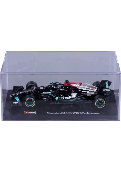 B18-38058H 1:43 F1 Mercedes Amg W12 E-Performance Kask Hamilton Ile, Çeşitli (Yurt Dışından)