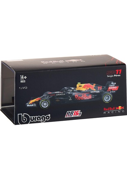 1:43 F1 Aston Martin Red Bull Racing RB16B Kask Perez Ile, Çeşitli Renkler, 18-38056-00000100 (Yurt Dışından)
