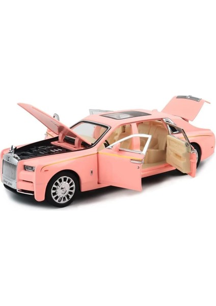 1: 32 Rolls Royce Phantom Alaşım Sesli ve Işıklı Echo Araba Modeli Oyuncak, Çocuklar ve Erkek Çocuklar Için 6 Yapraklı Kapı Açma Hediyesi, Koleksiyonluk (Pembe) (Yurt Dışından)