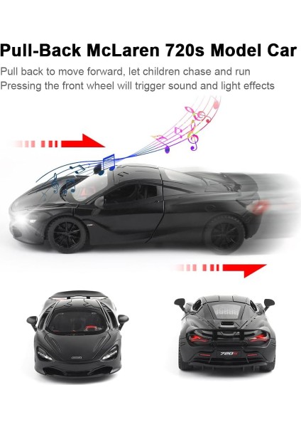 Döküm Oyuncak Araba Mclaren 720S Spor Araba Modeli, Çinko Alaşım Simülasyon Döküm Geri Çekilebilir Araçlar, 1:32 Ölçekli Mini Süper Araba Oyuncaklar Bebekler Çocuklar Çocuklar Için (Yurt Dışından) modelleri