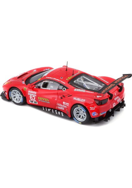 B18-36301 1:43 Ferrari Racing 488 Gte 2017, Kırmızı #62 (Yurt Dışından) modelleri