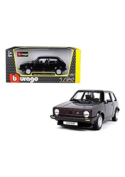 1:24 W/b - 1979 Volkswagen Golf Mk1 Gtı (Siyah) 18-21089BK, Bburago Tarafından (Yurt Dışından)