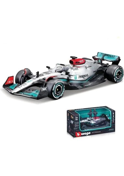 1:43 2022 F1 Mercedes-Amg Takımı W13 #44 Lewis Hamilton #63 Georage Russell Alaşım Lüks Araç Pres Döküm Arabalar Model Oyuncak (2022 W13 No.63) (Yurt Dışından)