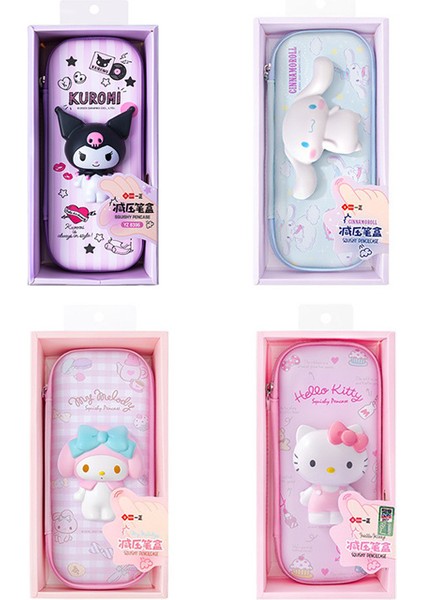 Sanrio Aile Görüntü Dekompresyon Kalem Kutusu Çok Fonksiyonlu Öğrenci Kırtasiye Kutusu Çocuk Kalem Kutusu (Yurt Dışından) indirimleri