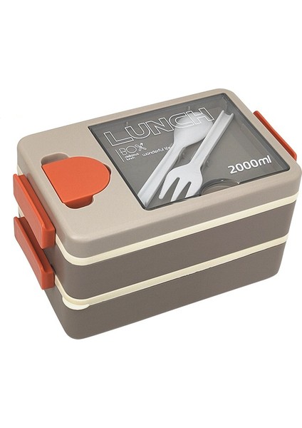Ofis Çalışanları Için Çift Katmanlı, Mühürlü Öğle Yemeği Kutusu ve Öğrenciler Için Bölmeli Öğle Yemeği Kutusu (Yurt Dışından)