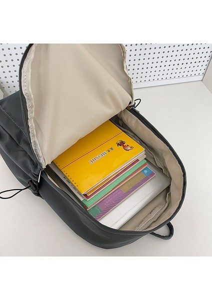 Yüksek Yüz Değeri Ins Büyük Kapasiteli Ortaokul Lise Öğrencisi Omuz Çantası/şık Minimalist Üniversite Sırt Çantası, DL046 (Yurt Dışından) fırsatları