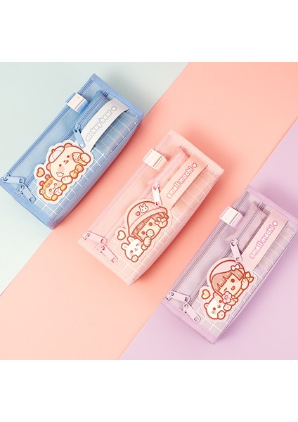 Büyük Kapasiteli Kız Kalem Çantası Yeni Popüler Kırtasiye Kutusu Kalem Kutusu Ins Japon Kız Ilkokul (Yurt Dışından) fiyatları