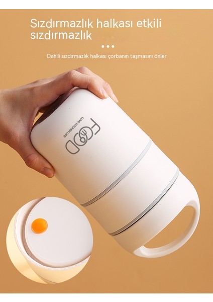 Çorba Kutusu Bento Öğle Yemeği Kutusu Çorba Bardağı Püresi Bardağı Kahvaltı Bardağı Ofis Çalışanı Pişirme Kabı Çorba Kutusu Küçük (Katlanır Kaşık Yalıtım Çantası) (Yurt Dışından) modelleri