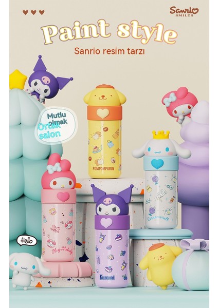 Termos Bardak Kız Yüksek Yüz Değeri Süper Sevimli Su Bardağı Taşınabilir Öğrenci Ofisi (Yurt Dışından) fırsatları