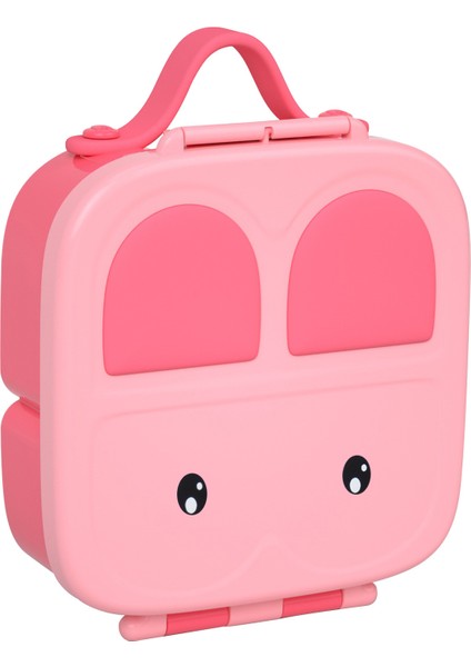 Tavşan Çocuk Öğle Yemeği Kutusu/öğrenci Öğle Yemeği Kutusu Taşınabilir Bölme Öğle Yemeği Kutusu/mikrodalga Isıtmalı Öğle Yemeği Kutusu (Yurt Dışından)
