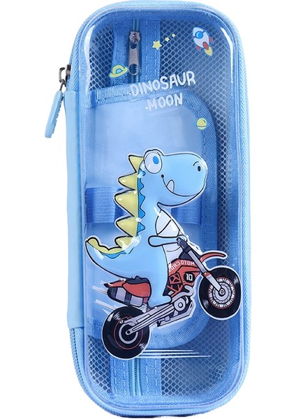 Yüksek Görünüm Değerine Sahip Karikatür Üç Boyutlu 3D Kalem Kutusu, Dekompresyon Kalem Kutusu, Kızlar ve Ilkokul Öğrencileri Üç Katmanlı Büyük Kapasiteli Kalem Kutusu (Yurt Dışından)