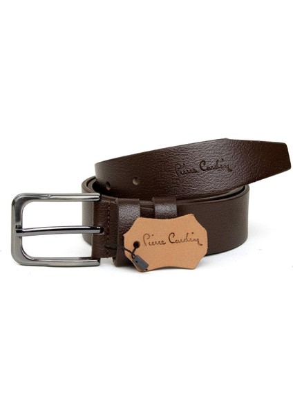 PC352 Erkek 3,5 cm Hakiki Deri Kemer Kahverengi fiyatları