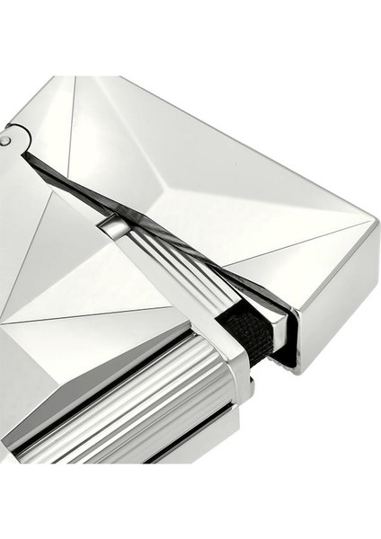 Ligne 2 Chrome Fire x Luxury Gümüş Puro Çakmağı 18610