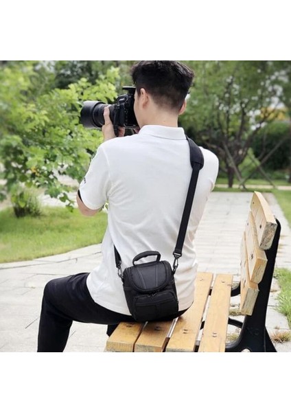 Slr Kamera Çantası Fotoğraf Kılıfı Nikon D40 D3400 D5500 D5300 D5200 D5100 D5000 D3200 D3300 L840 L830 L340 P900S P610S P600 P530 (Yurt Dışından) fırsatları