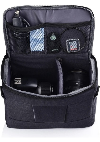 Su Geçırmez Dslr Kamera Çantası Kılıf Fotoğraf Fotoğraf Lens Çantası Sony Canon Nikon Panasonic Video Omuz Kamera Sırt Çantası (Yurt Dışından) fırsatları