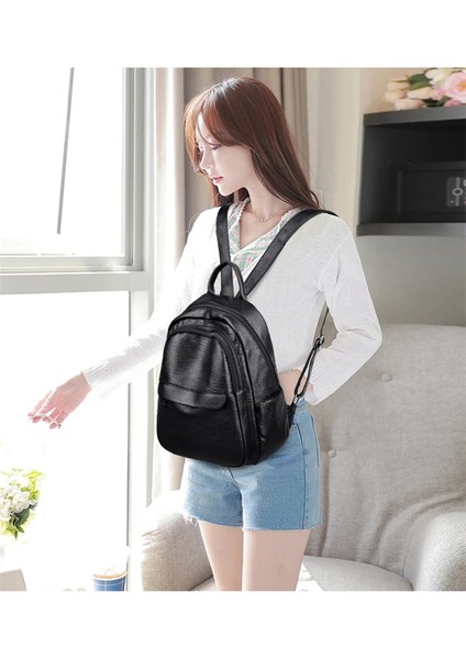 Çok Işlevli Vintage Kadın Sırt Çantaları Yüksek Kaliteli Kadın Sırt Çantası Bayanlar Omuz Çantası Bayan Deri Seyahat Sırt Çantası (Yurt Dışından) fırsatları