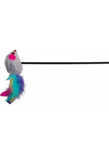 Kedi Oltası, Ucunda Peluş Fare 50cm