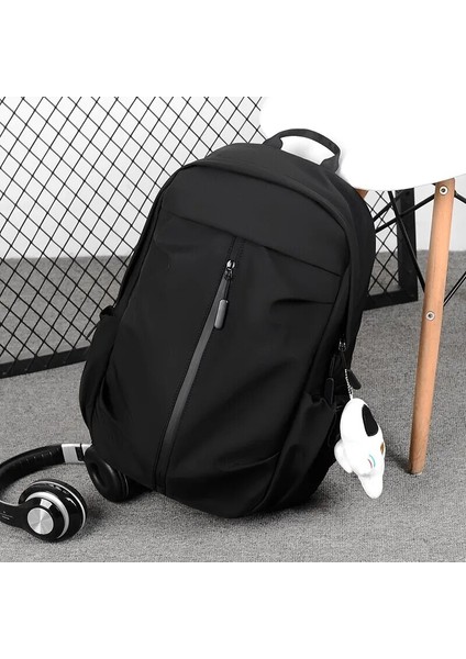14 Inç Büyük Kapasiteli Rahat Moda Okul Çantası Spor Basit Su Geçırmez Erkek ve Kadın Evrensel Bilgisayar Sırt Çantası (Yurt Dışından) modelleri