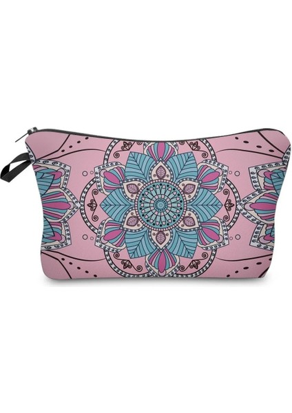 NO.51241 Stili Deanfun Makyaj Çantası Baskı Mandala Kozmetik Çantası Güzel Kozmetik Organizatör Çantası Kadın Çok Fonksiyonlu Güzellik Çantası (Yurt Dışından)