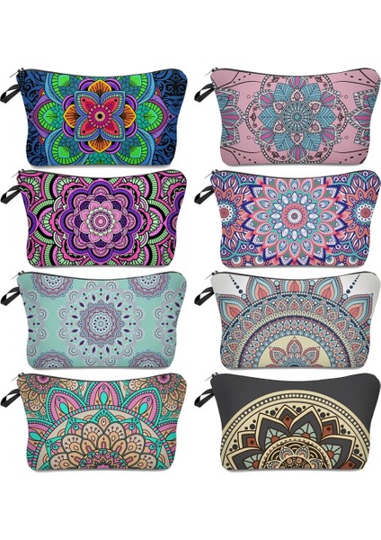 NO.51241 Stili Deanfun Makyaj Çantası Baskı Mandala Kozmetik Çantası Güzel Kozmetik Organizatör Çantası Kadın Çok Fonksiyonlu Güzellik Çantası (Yurt Dışından) fiyatları