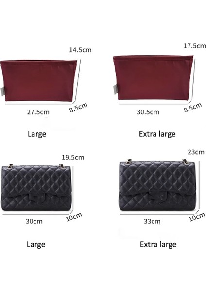 Açık Mavi Tarzı Orta Forc Hane Lclassic Flap Ekleme Çanta Organizatör Makyaj Çantası Organize Iç Çanta Taşınabilir Taban Şekillendirici Premium Naylon (El Yapımı) (Yurt Dışından) fırsatları