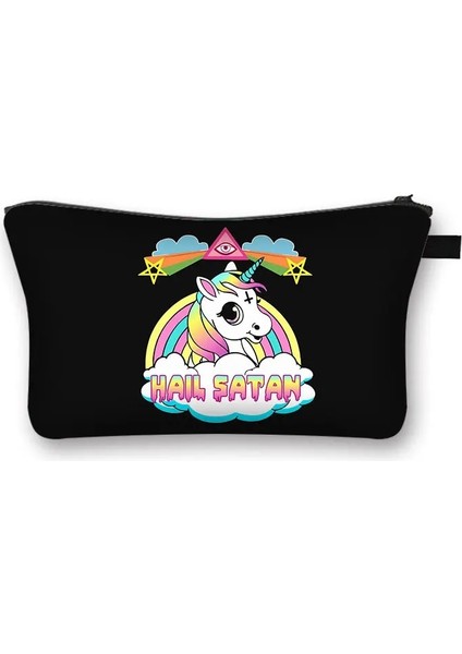 SHZBGOTHICE01 Tarzı Gotik Melek Wicca Cadı Kozmetik Durumda Kadın Makyaj Çantası Bayan Kozmetik Çantaları Seyahat Için Taşınabilir Kız Makyaj Ruj Organizatör (Yurt Dışından) modelleri