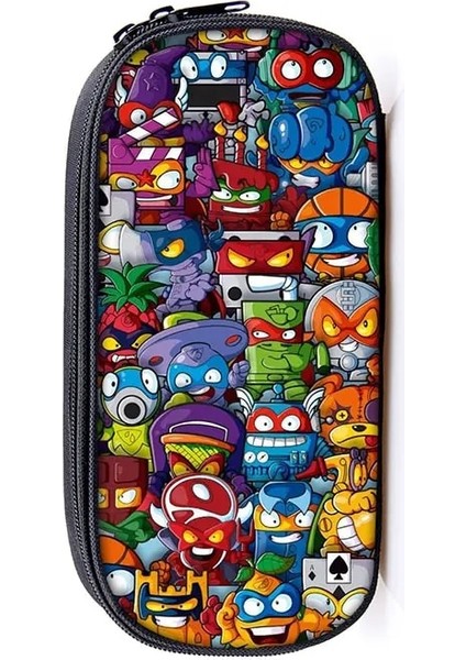 Dqbsuperzings6 Stili Süper Zings Kozmetik Durumda Çocuk Karikatür Oyunu Kalem Kutusu Büyük Kapasiteli Çok Fonksiyonlu Saklama Çantaları Çocuk Okul Malzemeleri (Yurt Dışından) fırsatları