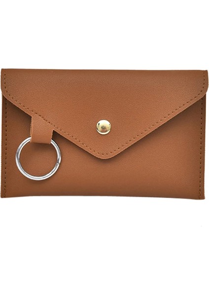 Kahverengi Tarzı Kadın Tek Omuz Crossbody Çanta Tüm Maç Bel Göğüs Paketi Ersonality Pu Deri Kemer Zarf Çanta (Yurt Dışından)