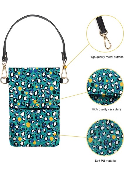 Bordo Tarzı Forudesıgns Moda Pu Deri Cep Telefonu Çantası Kadın Hawaii Kabilesi ve Hibiscus Kaplumbağa Baskılı Kadın Kalıp Çantaları (Yurt Dışından)