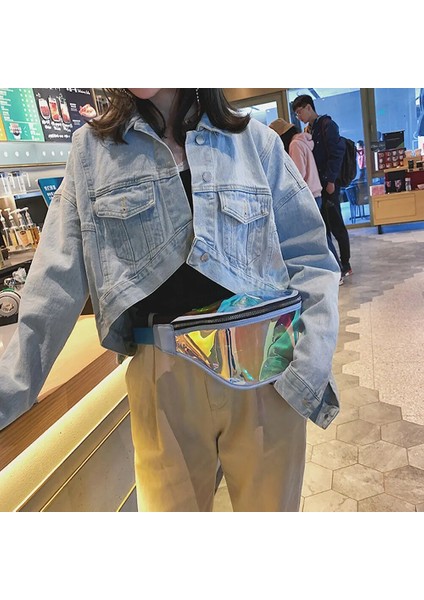 Gök Mavisi Tarzı 2019 Moda Kemer Bel Çantası Su Geçirmez Şeffaf Şeffaf Punk Holografik Fanny Paketi Kadınlar Için Lazer Bel Paketi (Yurt Dışından) indirimleri