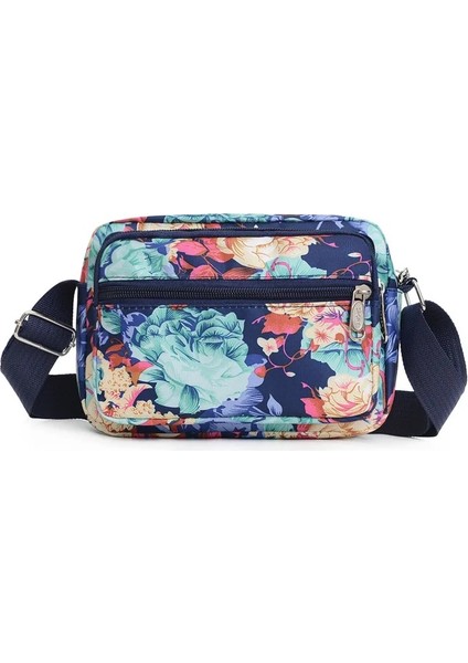 RENK12 Tarzı 20CM 14CM 7cm Shyaa Yeni Naylon Kumaş Eğlence Çapraz Kadın Çantası Orta Yaşlı Anne Çantası Cep Telefonu Omuz Çantası Açık Crossbody Çanta (Yurt Dışından)