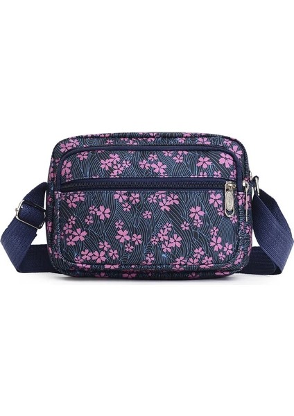 RENK12 Tarzı 20CM 14CM 7cm Shyaa Yeni Naylon Kumaş Eğlence Çapraz Kadın Çantası Orta Yaşlı Anne Çantası Cep Telefonu Omuz Çantası Açık Crossbody Çanta (Yurt Dışından)