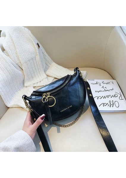 Siyah Stil Kırmızı Yeni Stil Tüm Maç Koşu Çantası Kadın Ins Süper Ateş Moda Göğüs Çantası Omuz Askısı Moda Zinciri Küçük Çanta (Yurt Dışından) fiyatları