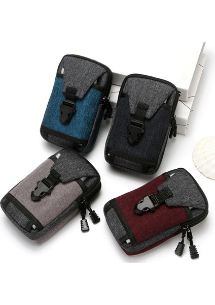 Mavi Stil Bel Paketi Erkek Günlük Çanta Seyahat Çantası Su Geçirmez Kemer Fermuar Taktik Açık Spor Fanny Çok Işlevli Paketi Telefon Cebi (Yurt Dışından) modelleri