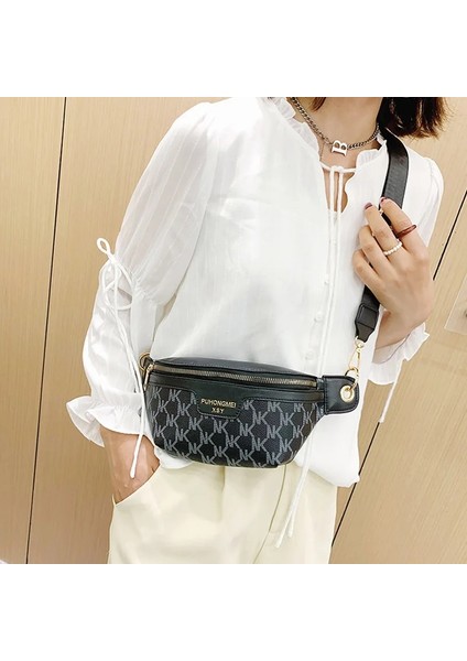 Pembe Tarzı Mektup Kadın Bel Çantası Pu Deri Bel Çantası Tasarımcı Crossbody Göğüs Çantaları Kadın Lüks Moda Çanta Kadın Kemer Çantası (Yurt Dışından) indirimleri