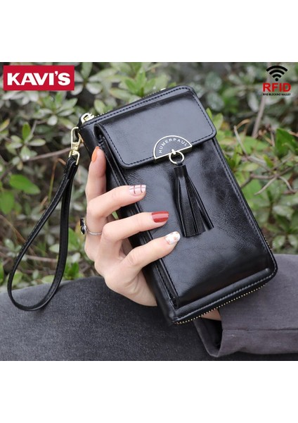 Siyah Stil Kavıs Yeni Crossbody Cep Telefonu Omuz Çantaları Kadın Cüzdan Cep Telefonu Çanta Moda Günlük Kullanım Kart Sahibinin Mini Çanta Kadınlar Için (Yurt Dışından) fiyatları