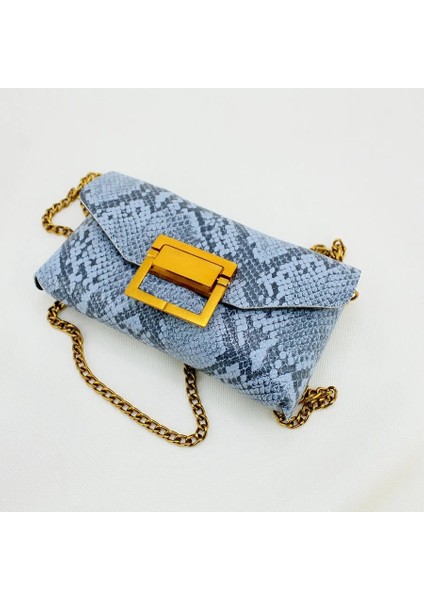 Yeşil Stil 2019 Moda Kadın Serpantin Desen Bel Çantası Yılan Fanny Paketi Ünlü Tasarımcı Kemer Zinciri Göğüs Çantası Küçük Omuz Çantası (Yurt Dışından) modelleri