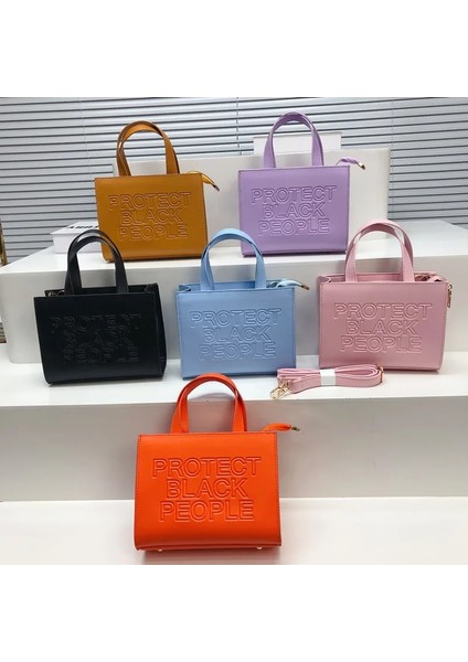 Pembe Tarzı 20X16X8 cm Yeni Tasarımcı Bayanlar Alışveriş Crossbody Tote Çanta Çanta Lüks Pu Deri Çanta Kadınlar Için Siyah Insanları Omuz Çantası Korumak (Yurt Dışından) fiyatları